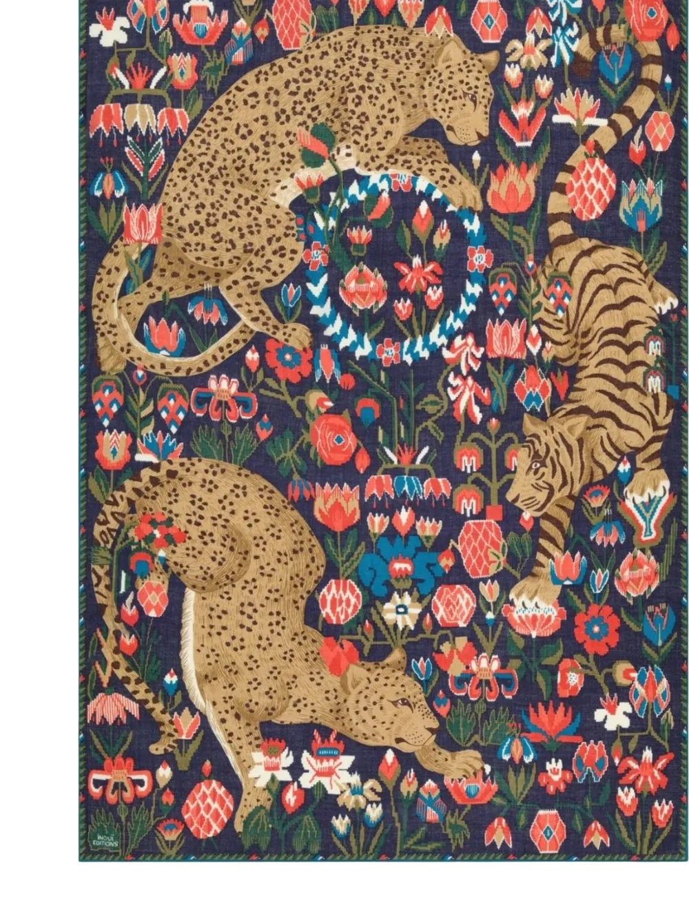  Inoui Editions Graphic-print Scarf - Blue 