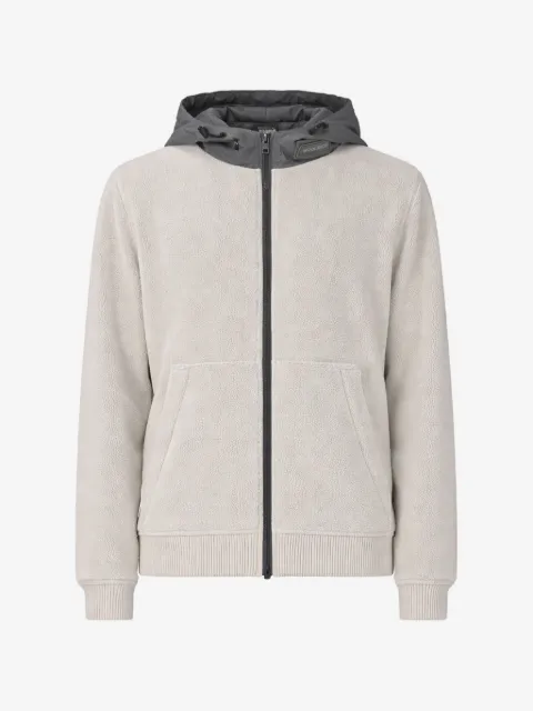 Woolrich hoodie con paneles y cierre