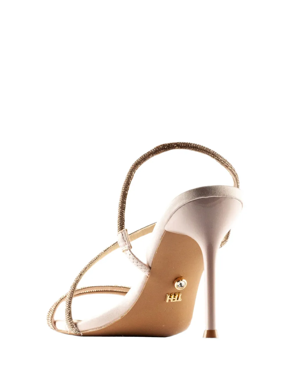  Twenty Fourhaitch Flamenco Embellished Strappy Sandals - Neutrals 
