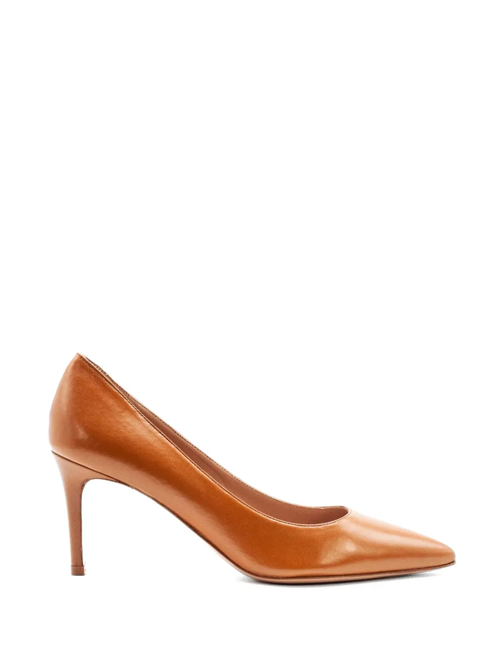 Festa Milano pointed-toe leather pumps - Marrone