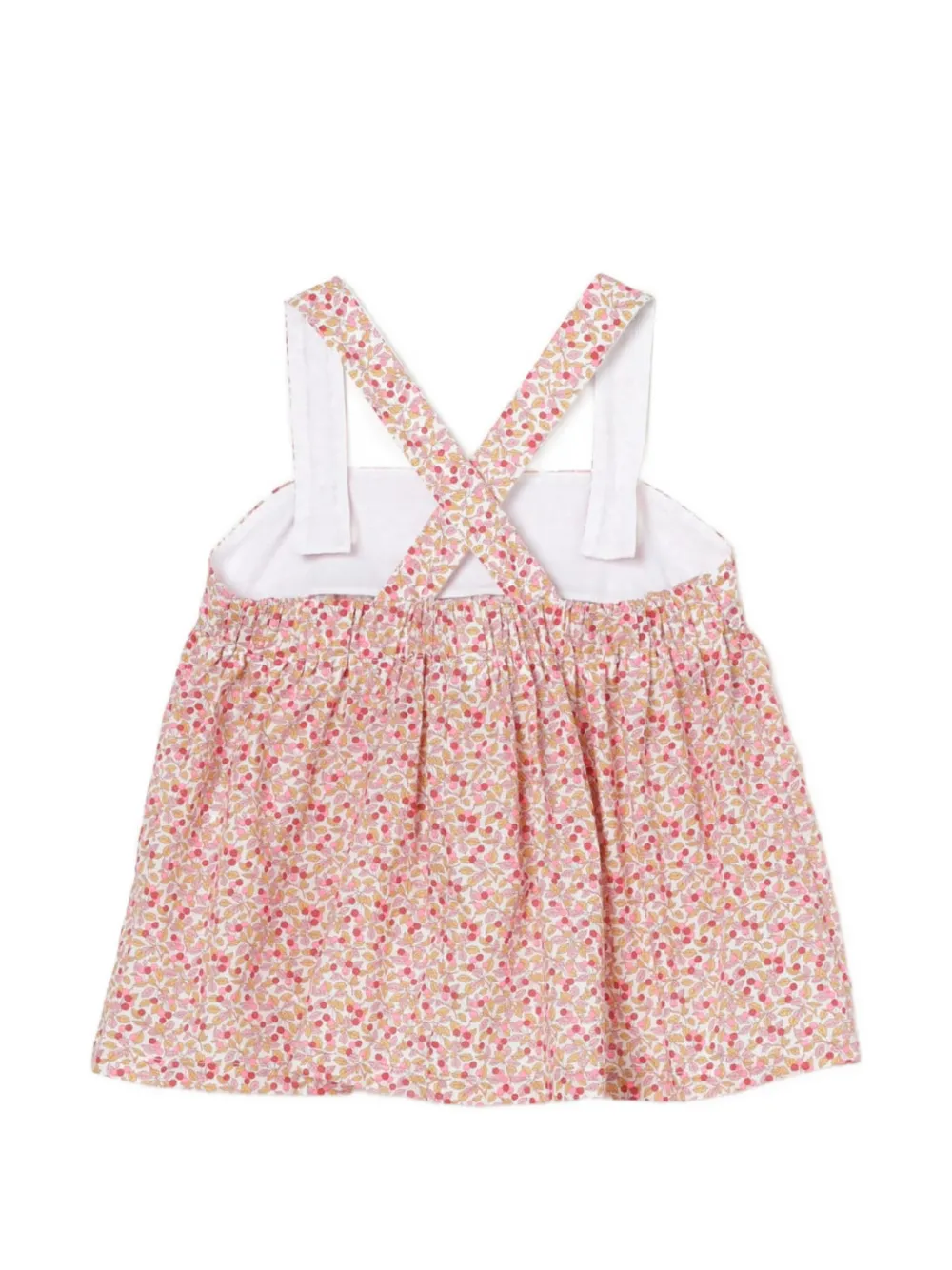  Il Gufo Floral Top - Pink 