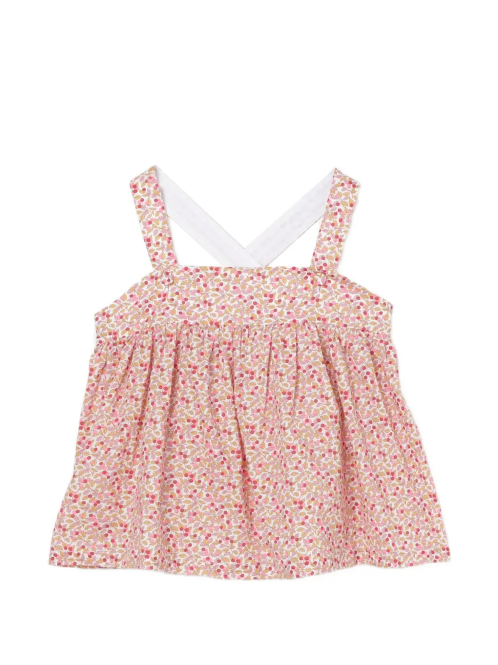 Il Gufo Top a fiori - Rosa