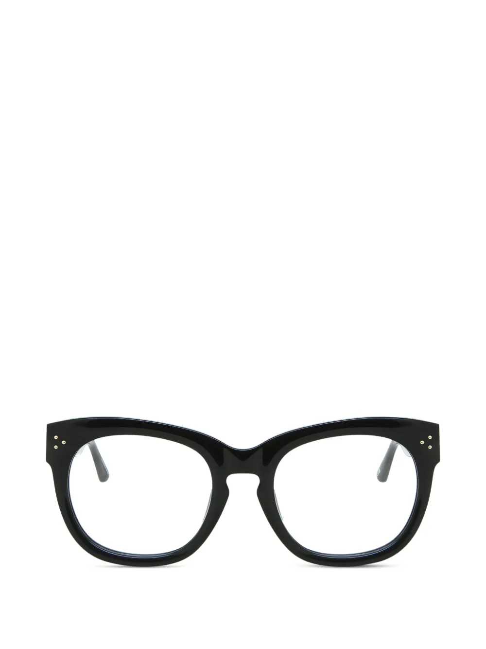 Linda Farrow embellishment geometric sunglasses - Nero