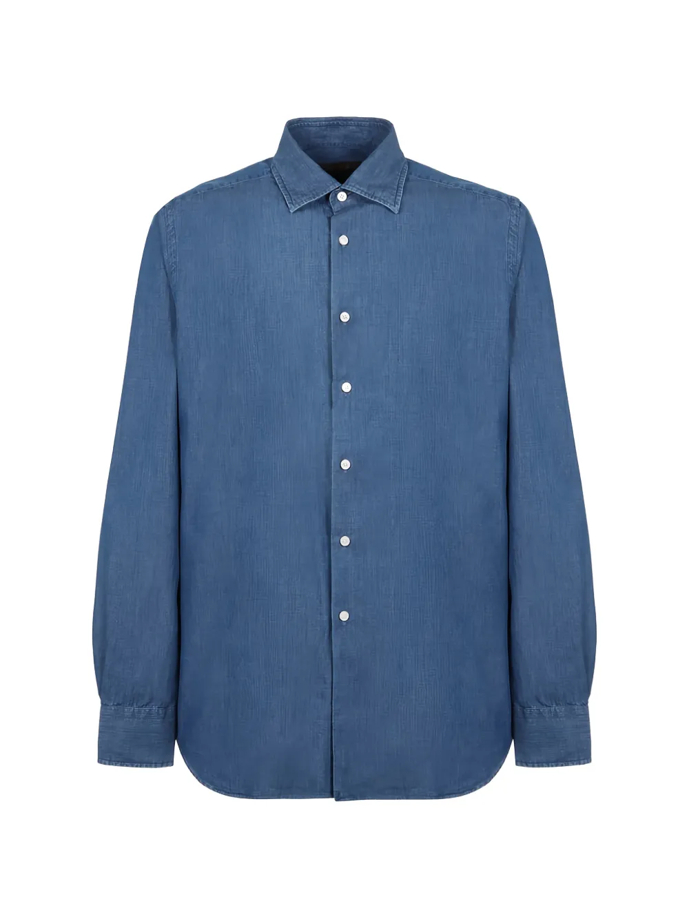 slowear rounded hem shirt - Blu
