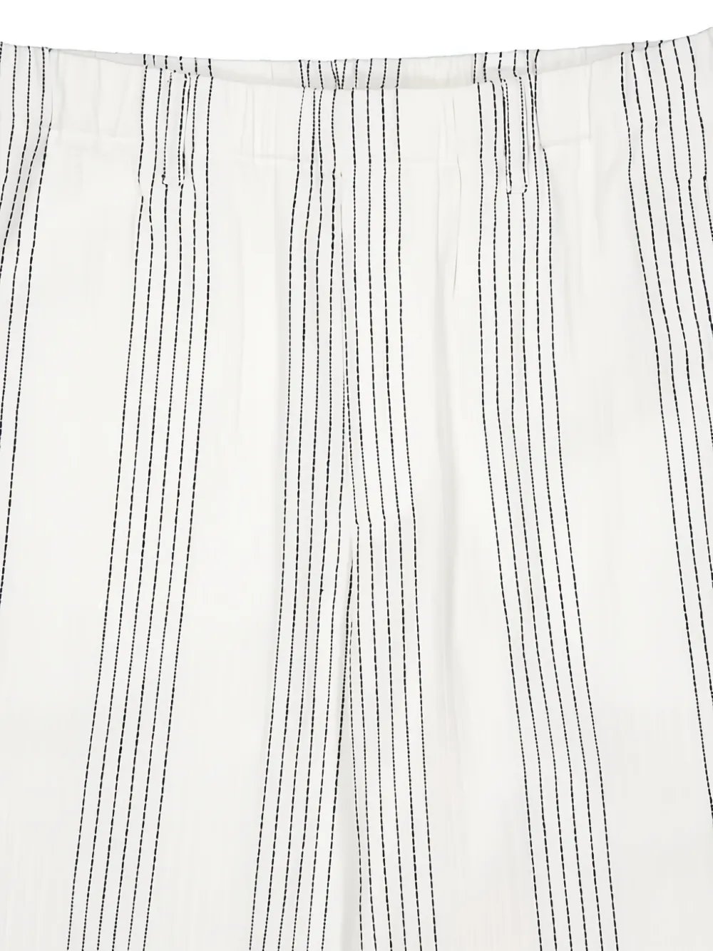  Commas Striped Resort Trousers - White 