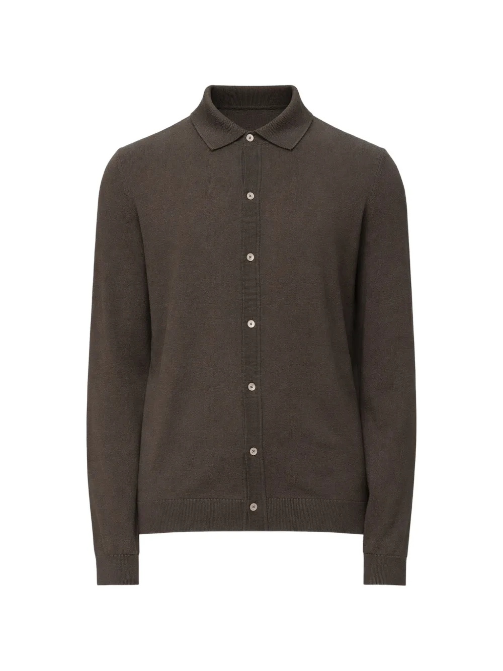 BOSS buttoned cardigan - Marrone