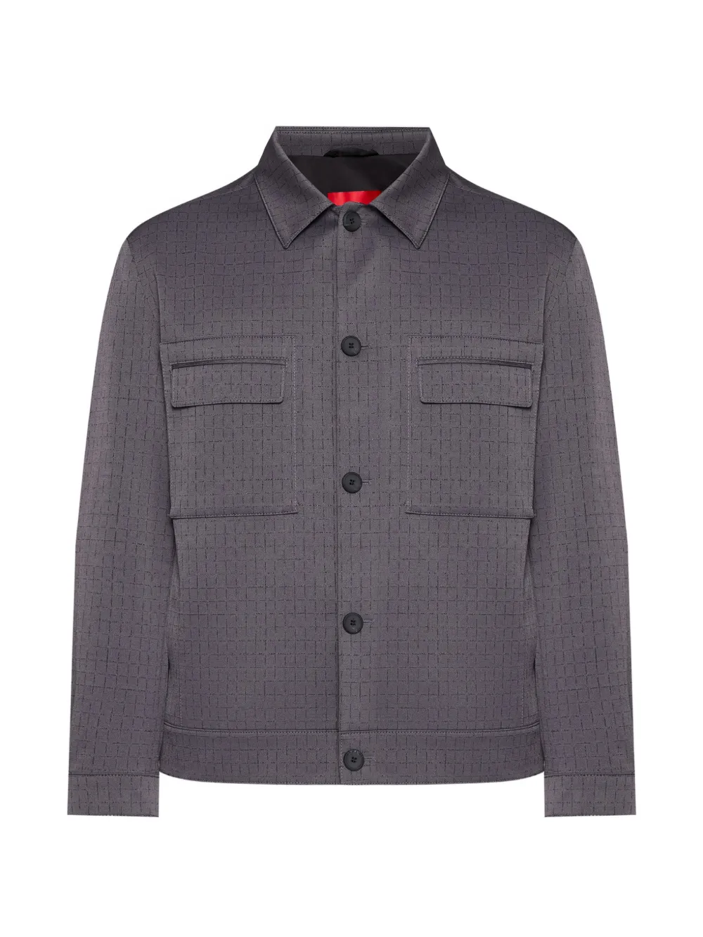 HUGO buttoned pocket shirt - Grigio
