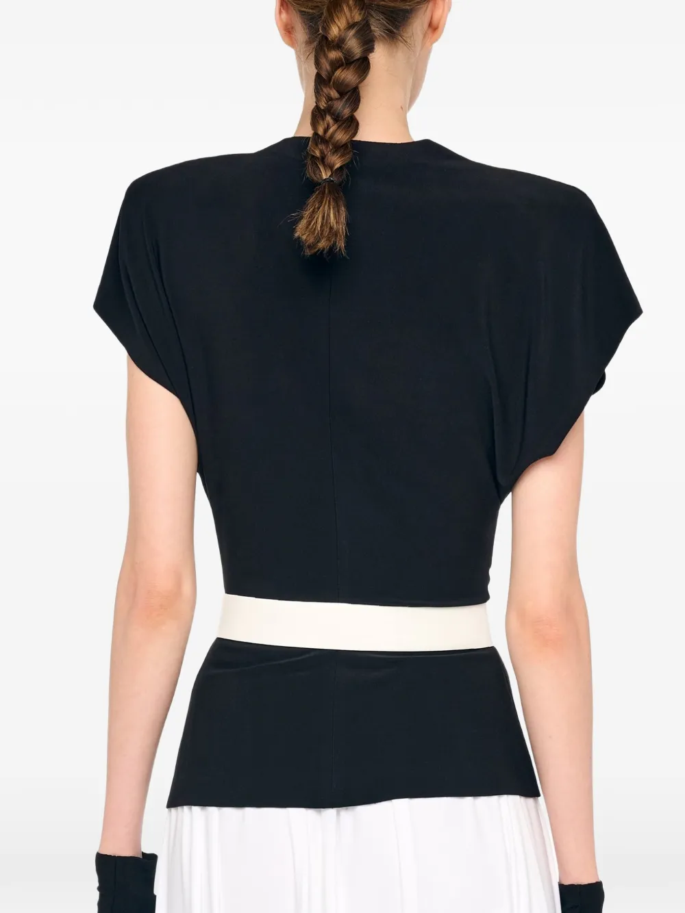 Norma Kamali Knot Belt - White 