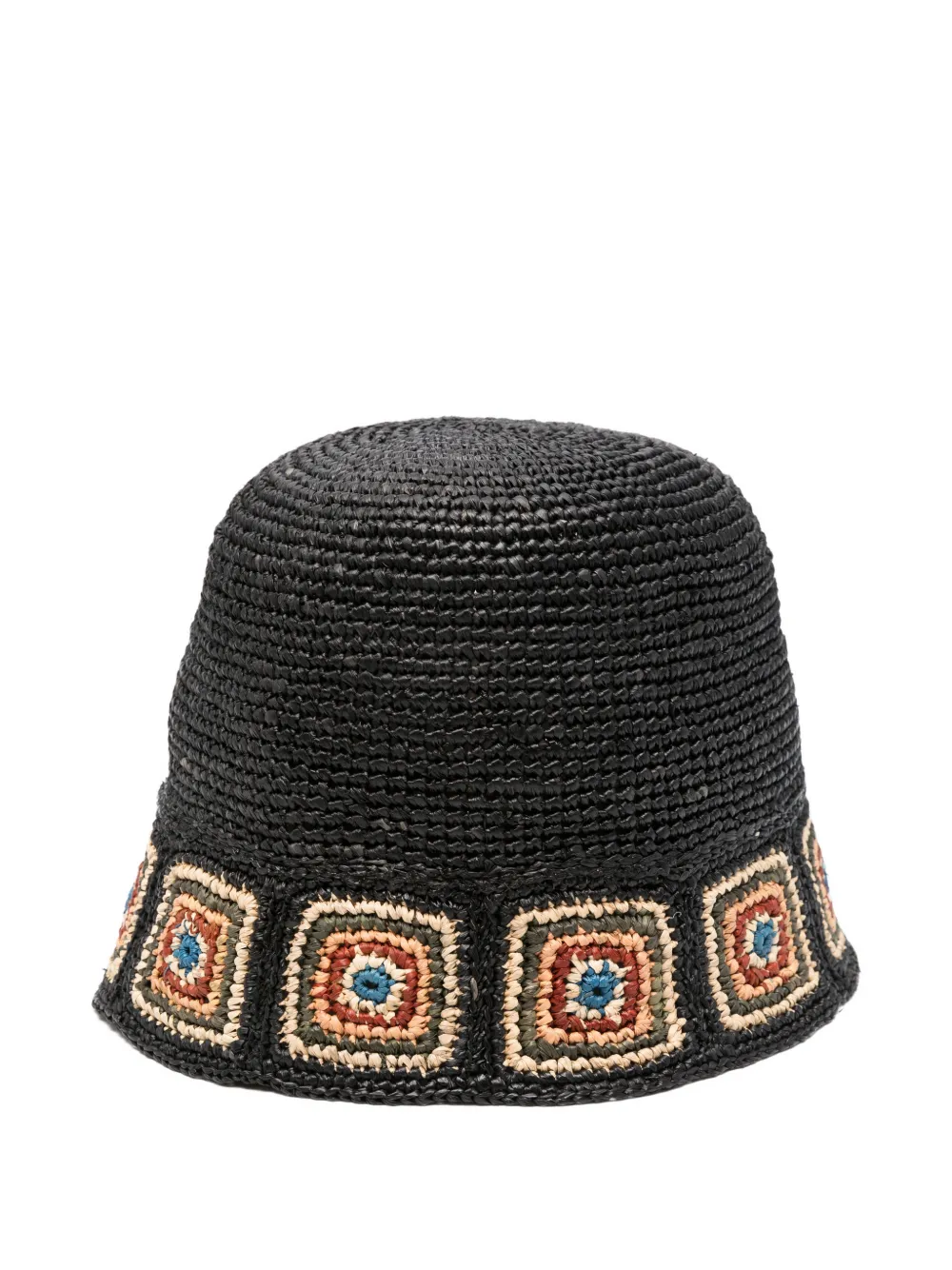 IBELIV panelled-trim hat - Nero