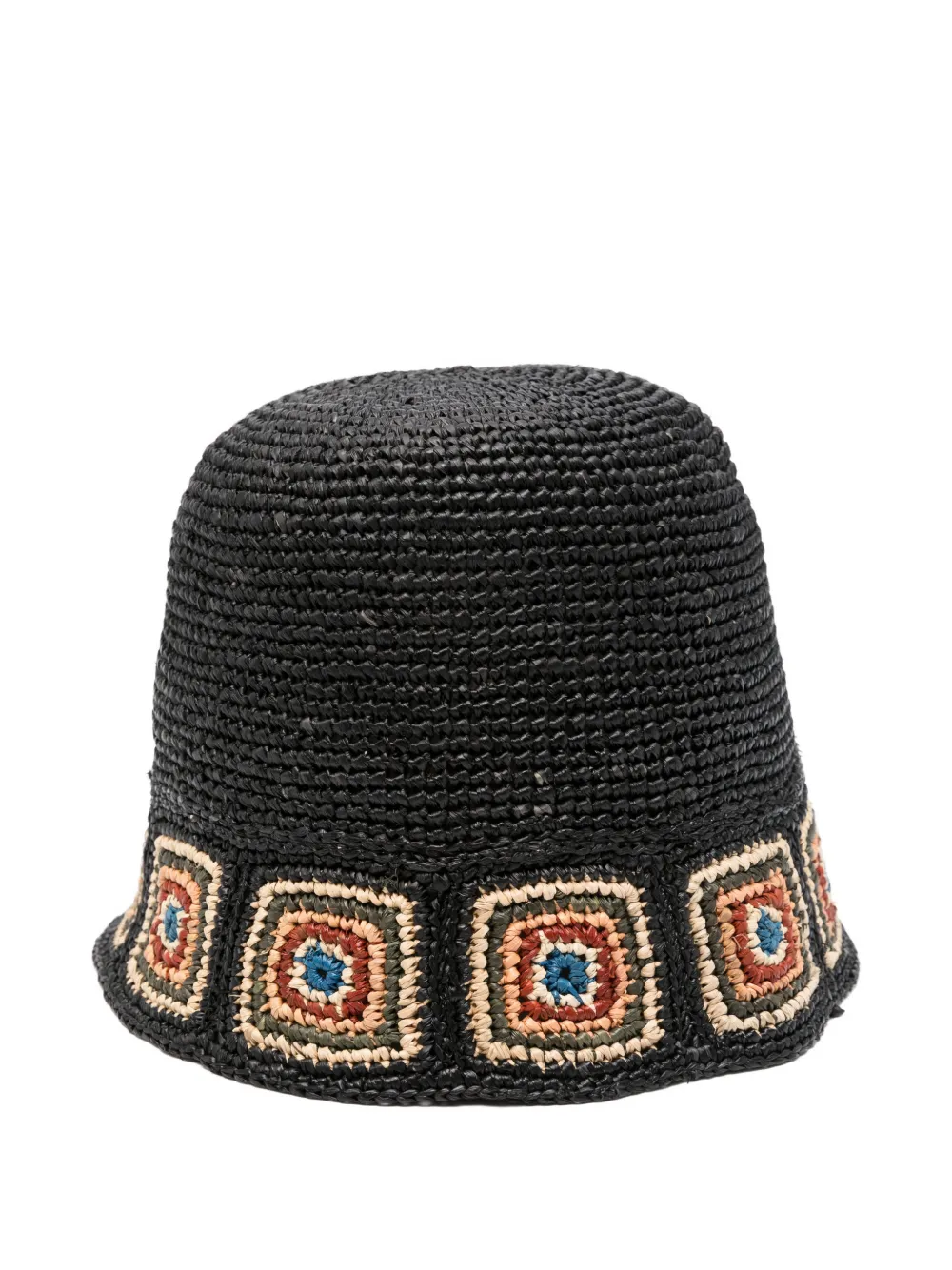 Panelled-Trim Hat