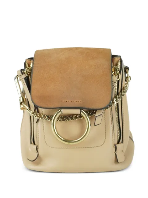 Chloé Vintage Faye mini leather backpack