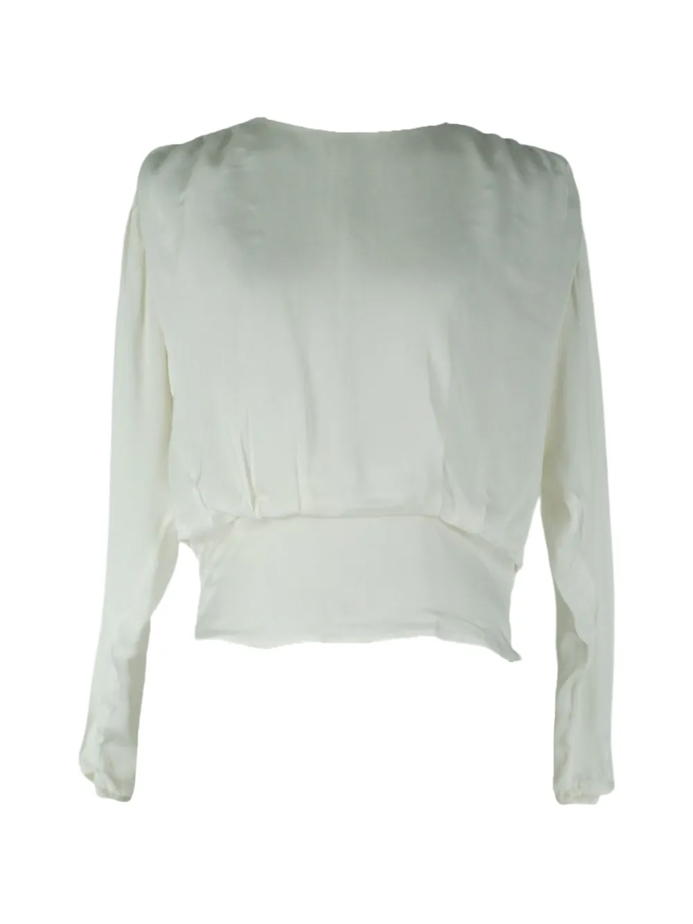 SANDRO long-sleeved blouse - Bianco