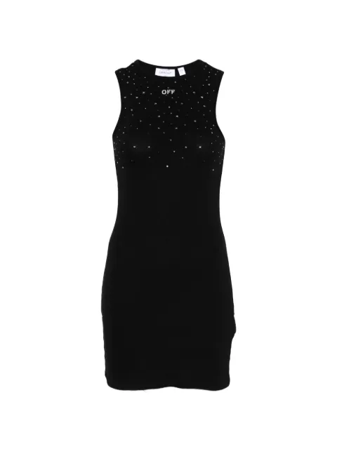 Off-White inpassad utsmyckad miniklänning