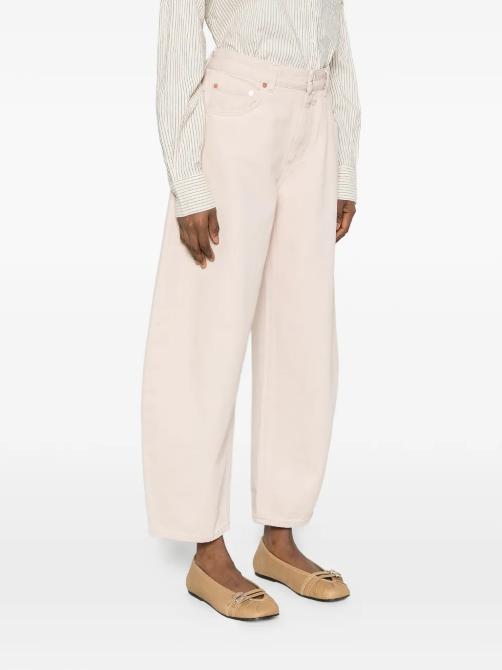 Closed Jazzie jeans met toelopende pijpen Beige