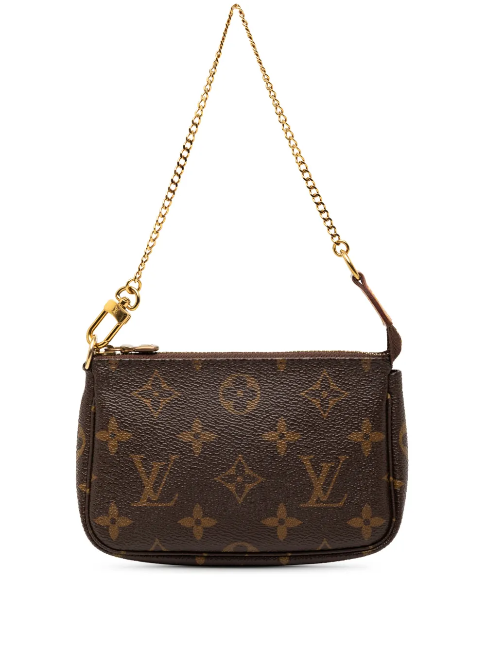 Louis Vuitton Pre-Owned 2018 Monogram Mini Pochette Accessoires handbag - Marrone