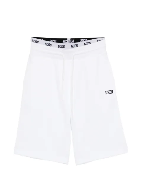 GCDS logo drawstring track shorts