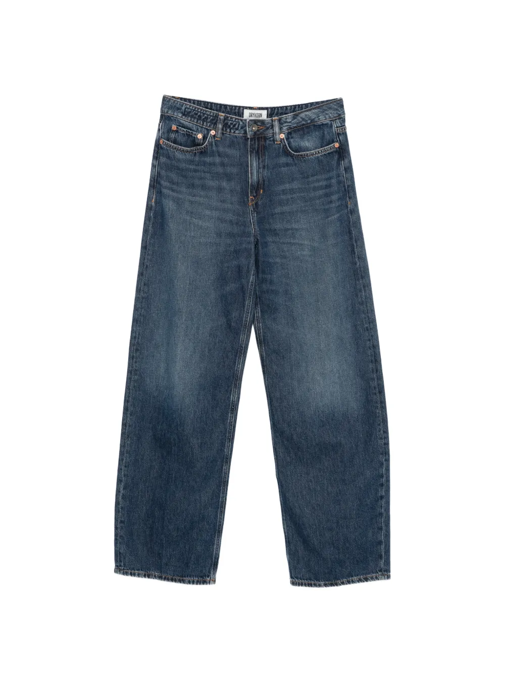 Drykorn five-pocket straight jeans - Blu