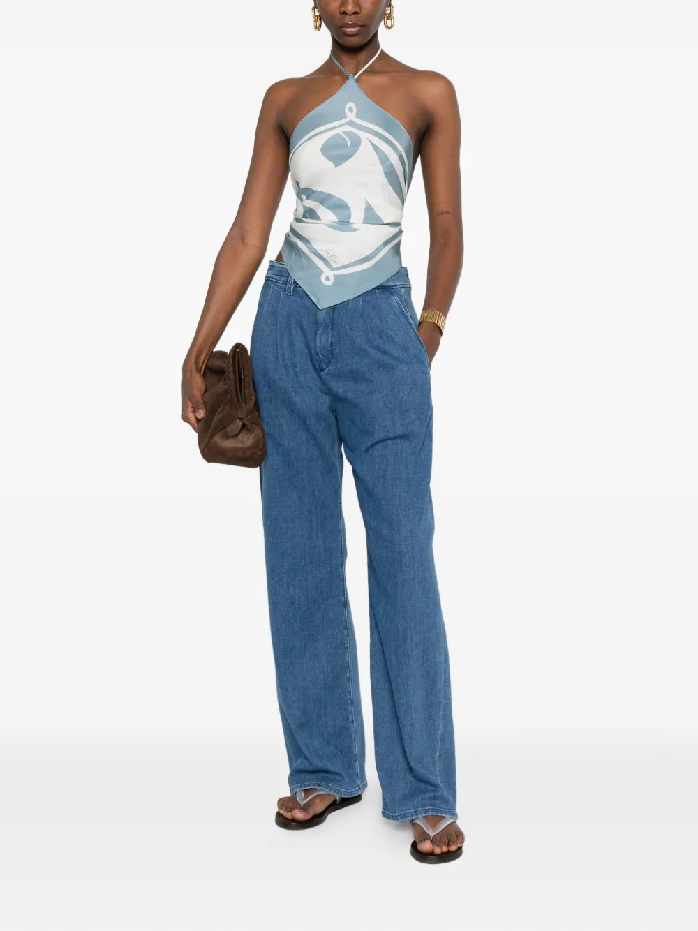 Drykorn Behance pleated jeans - Blu