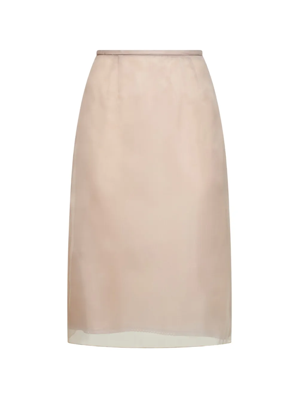 Blanca Vita fitted skirt - Toni neutri