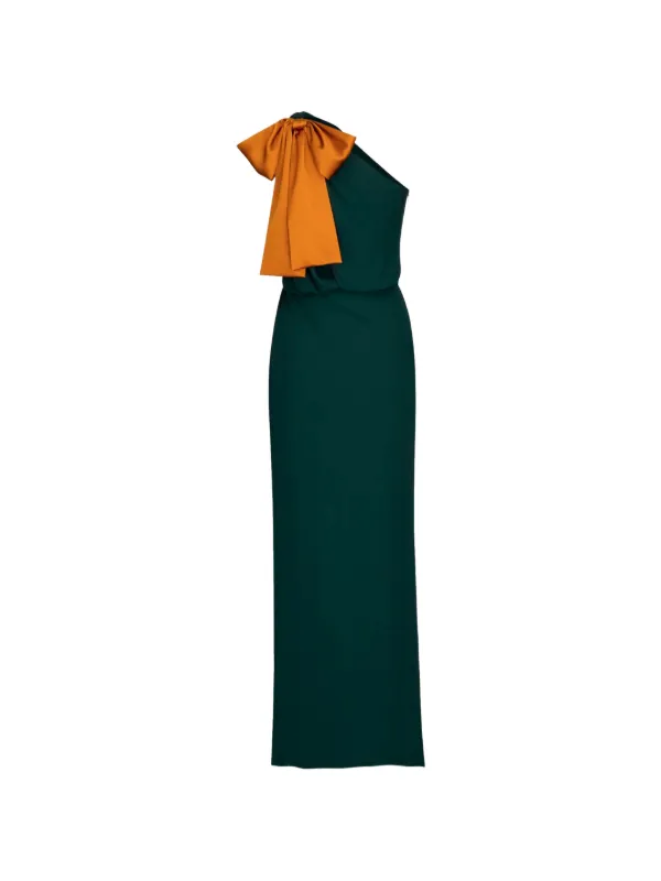 saint laurent green dress Yves Saint Laurent 2001 Couture Bow Gown in Green UFO No More