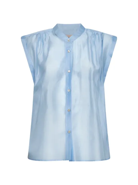 Blanca Vita camisa con botones