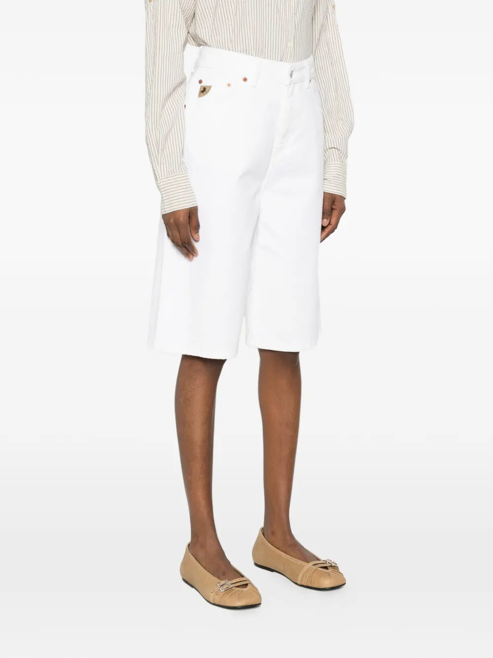 Camille Logo Patch Shorts
