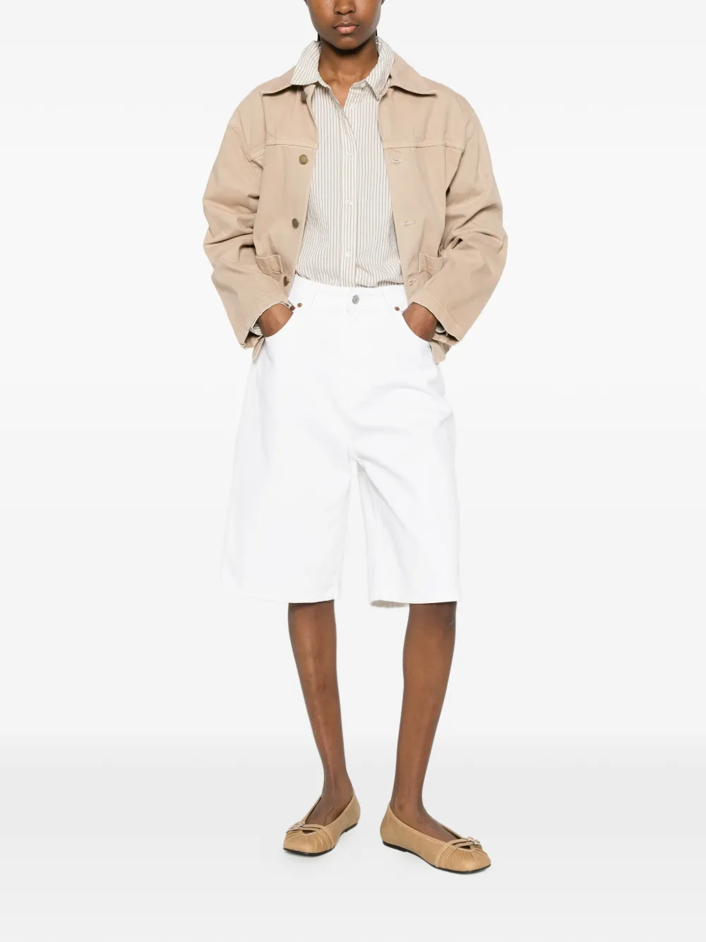 Camille Logo Patch Shorts