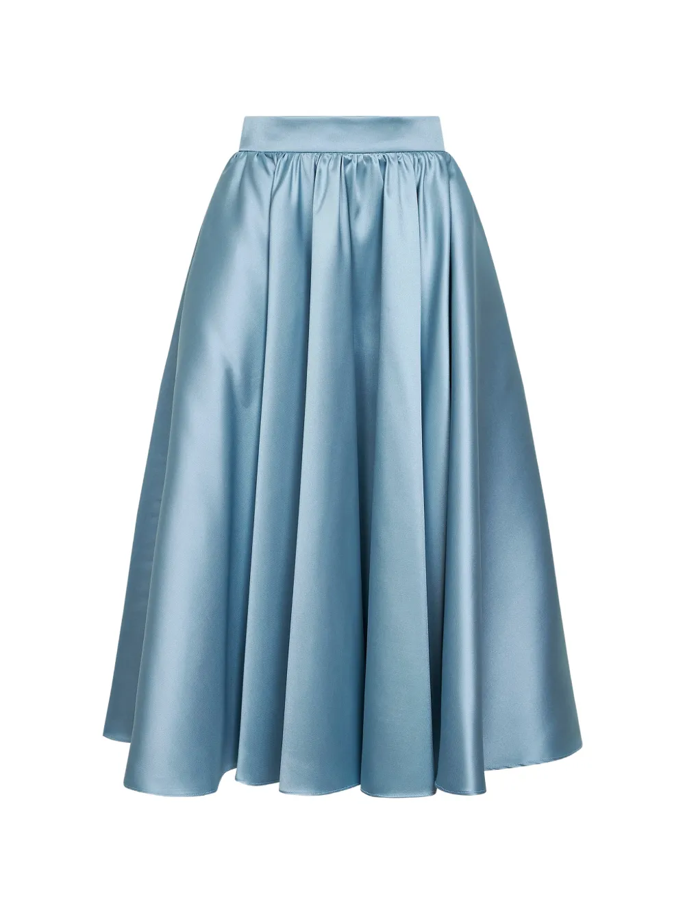 Blanca Vita gathered high-rise skirt - Blu