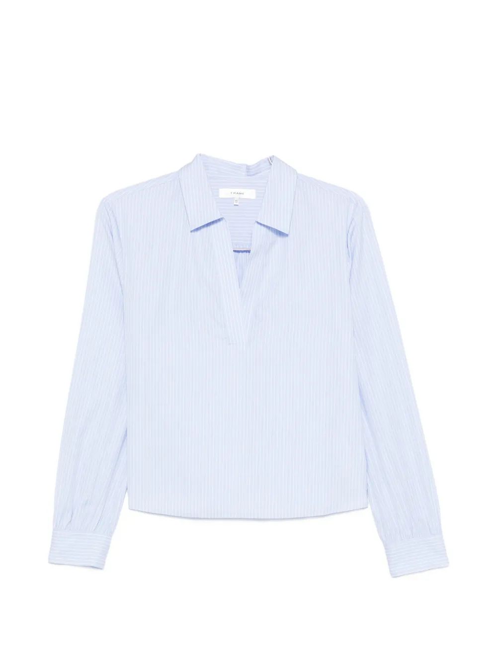 FRAME V-neck striped blouse - Blue