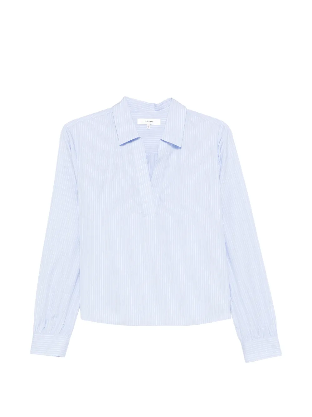FRAME V-neck striped blouse - Blu