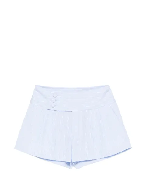 FRAME shorts con motivo de rayas y botones
