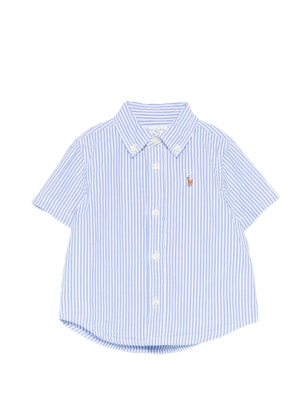 POLO RALPH LAUREN KIDS striped button-up shirt - Blau