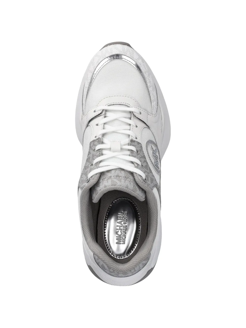 Michael Kors Zuma sneakers met logopatroon Wit