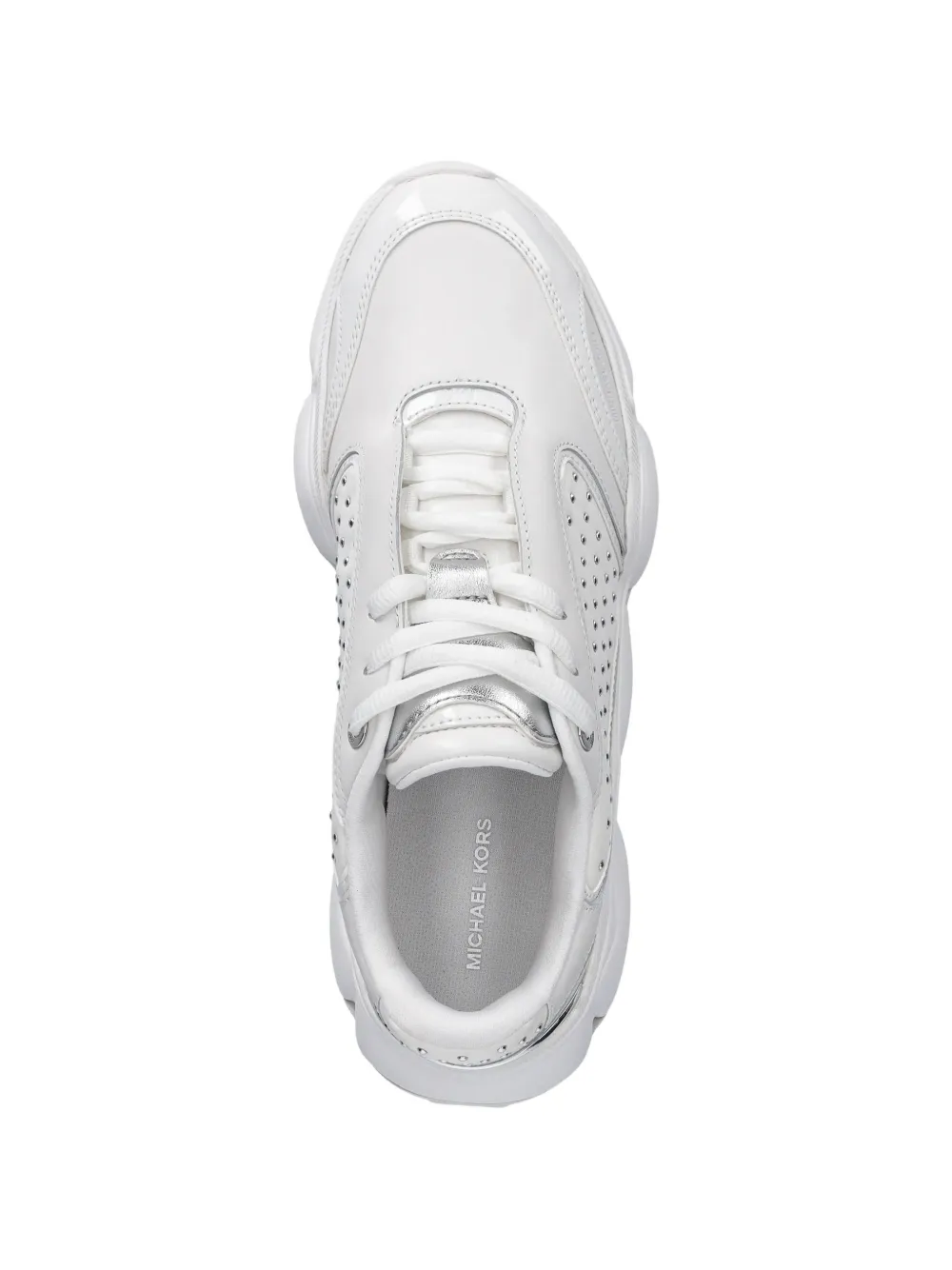 Michael Kors Renny sneakers met studs Wit