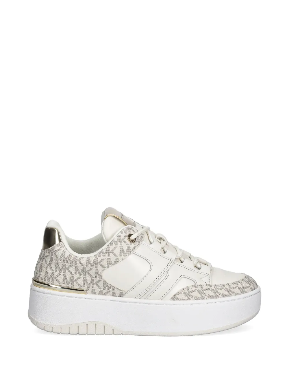 Michael Kors Ryder sneakers met plateauzool Beige
