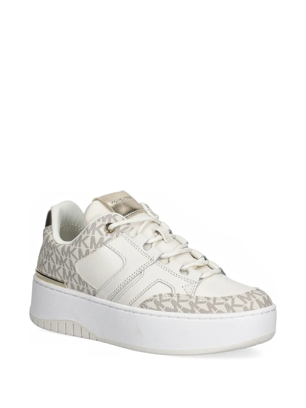 Michael Kors Ryder sneakers met plateauzool Beige