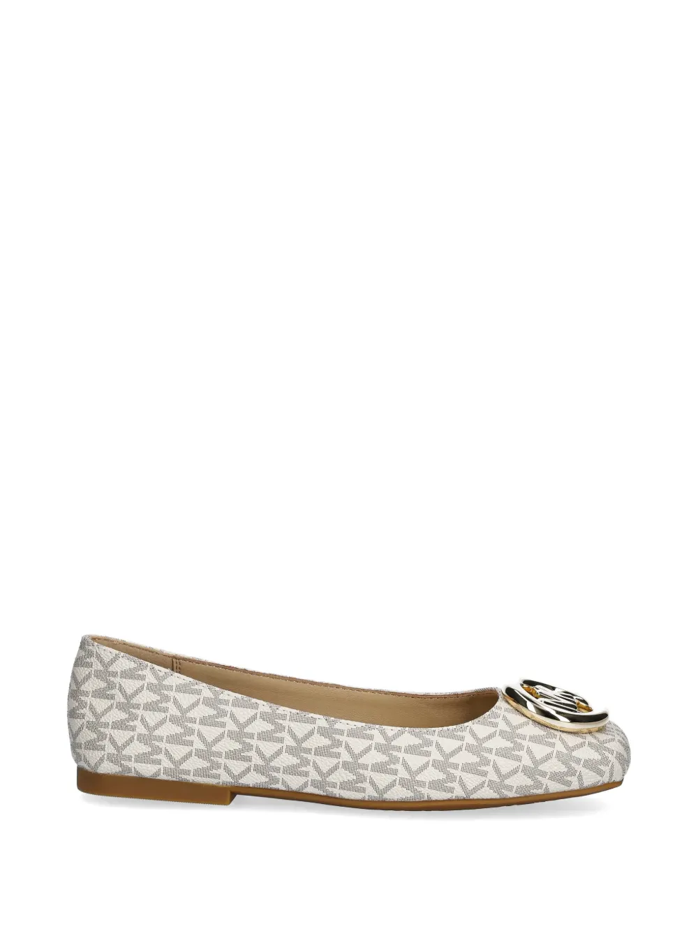 Michael Michael Kors Milan Flex logo-pattern ballet flats - Toni neutri
