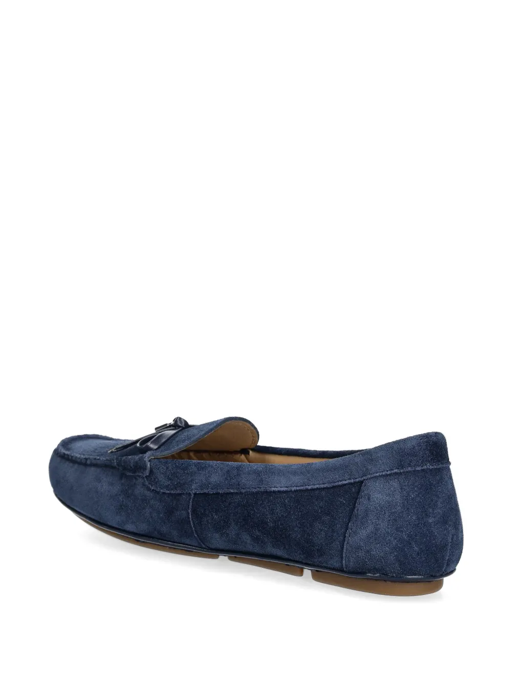 Michael Kors Juliette loafers met strikdetail Blauw