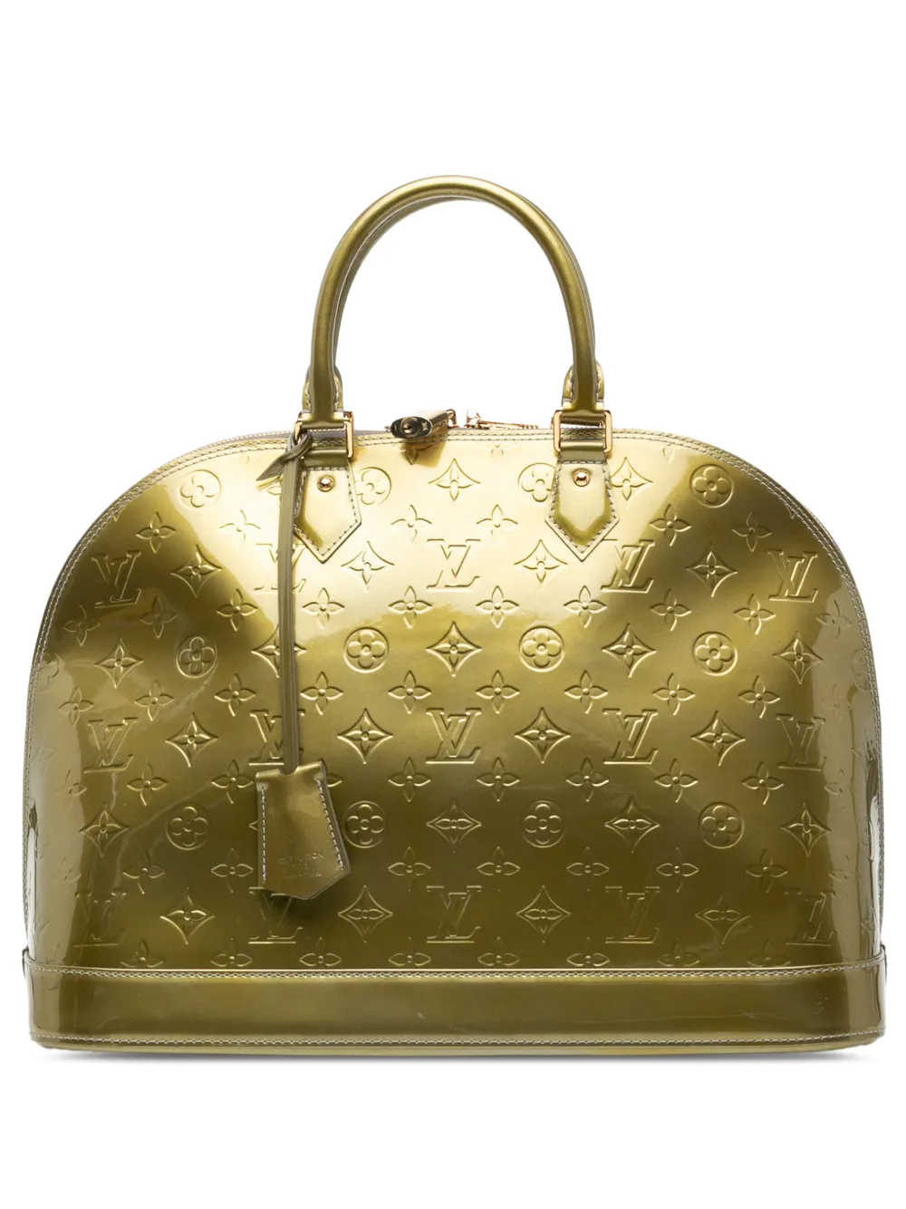 Louis Vuitton Pre-Owned 2009 Monogram Vernis Alma GM handbag - Verde