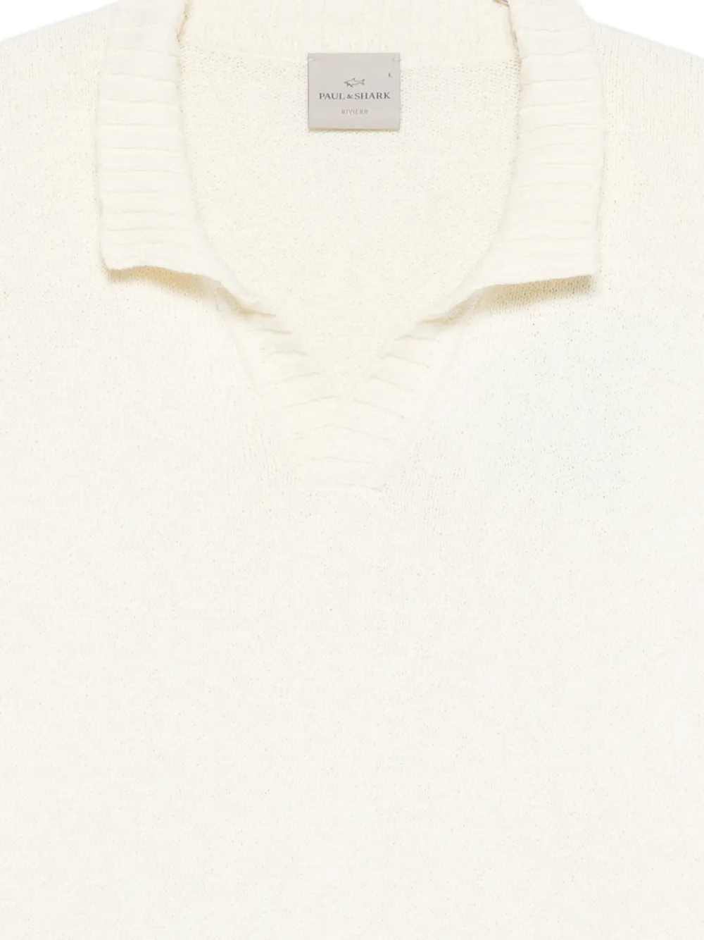 V-Neck Collared Sweater