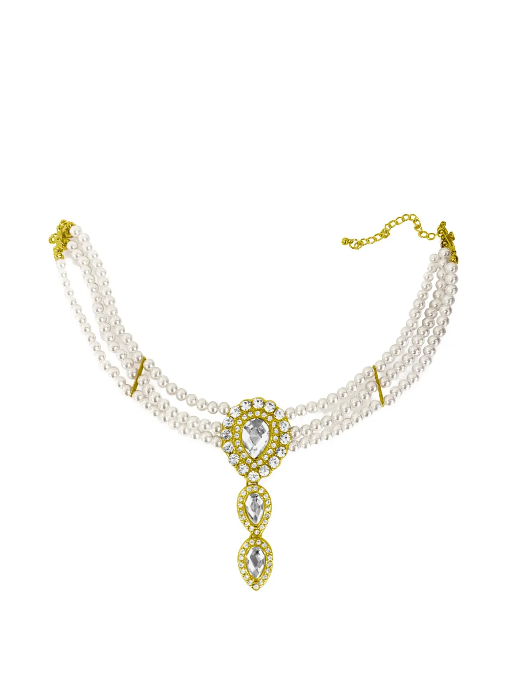 HZMER JEWELLERY Regal Empress pearl necklace - Oro