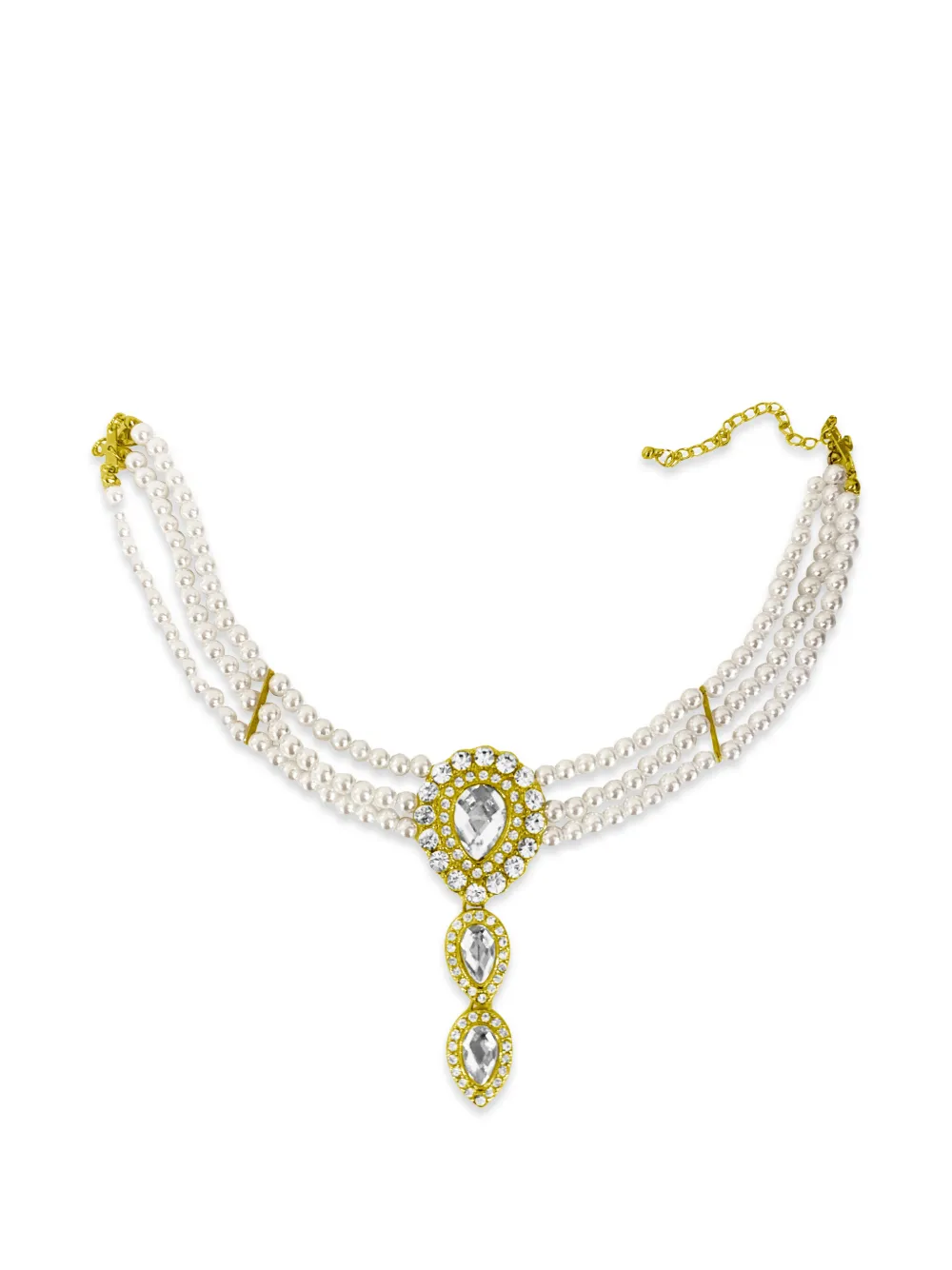 HZMER JEWELLERY Regal Empress pearl necklace - Oro