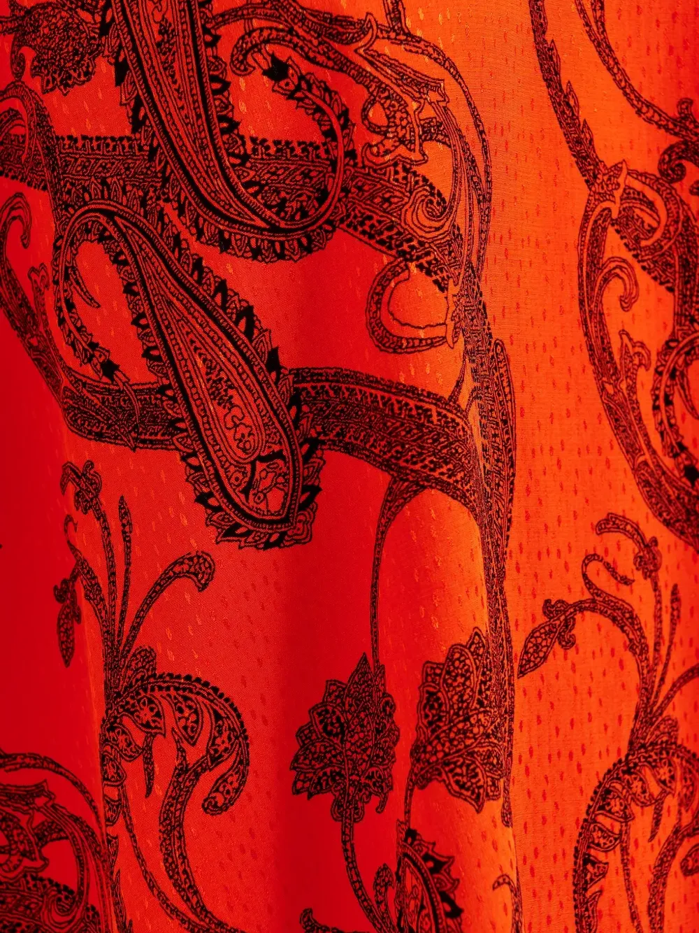 Essentiel Antwerp Oversized blouse met paisleyprint Oranje