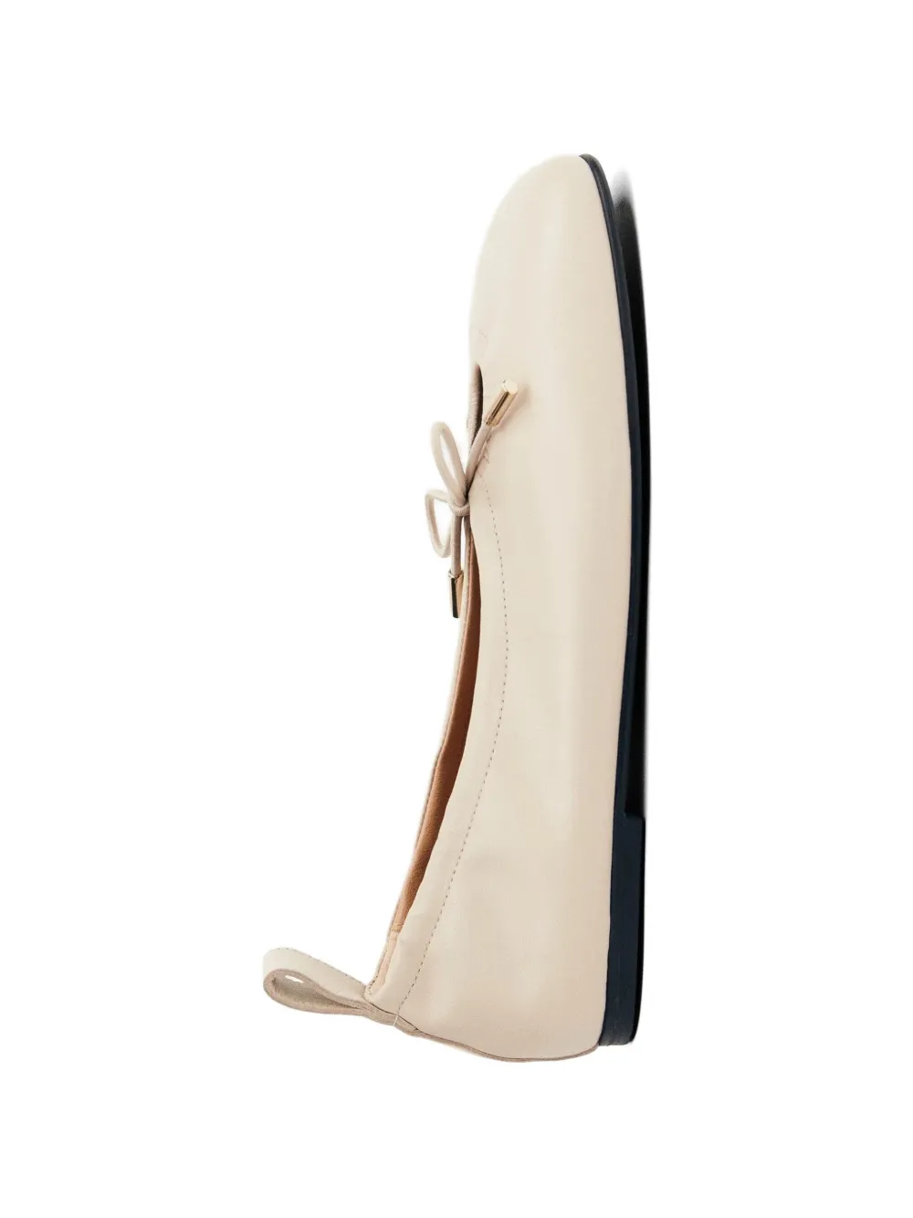 ALOHAS Rosalind ballerina's met strik Beige