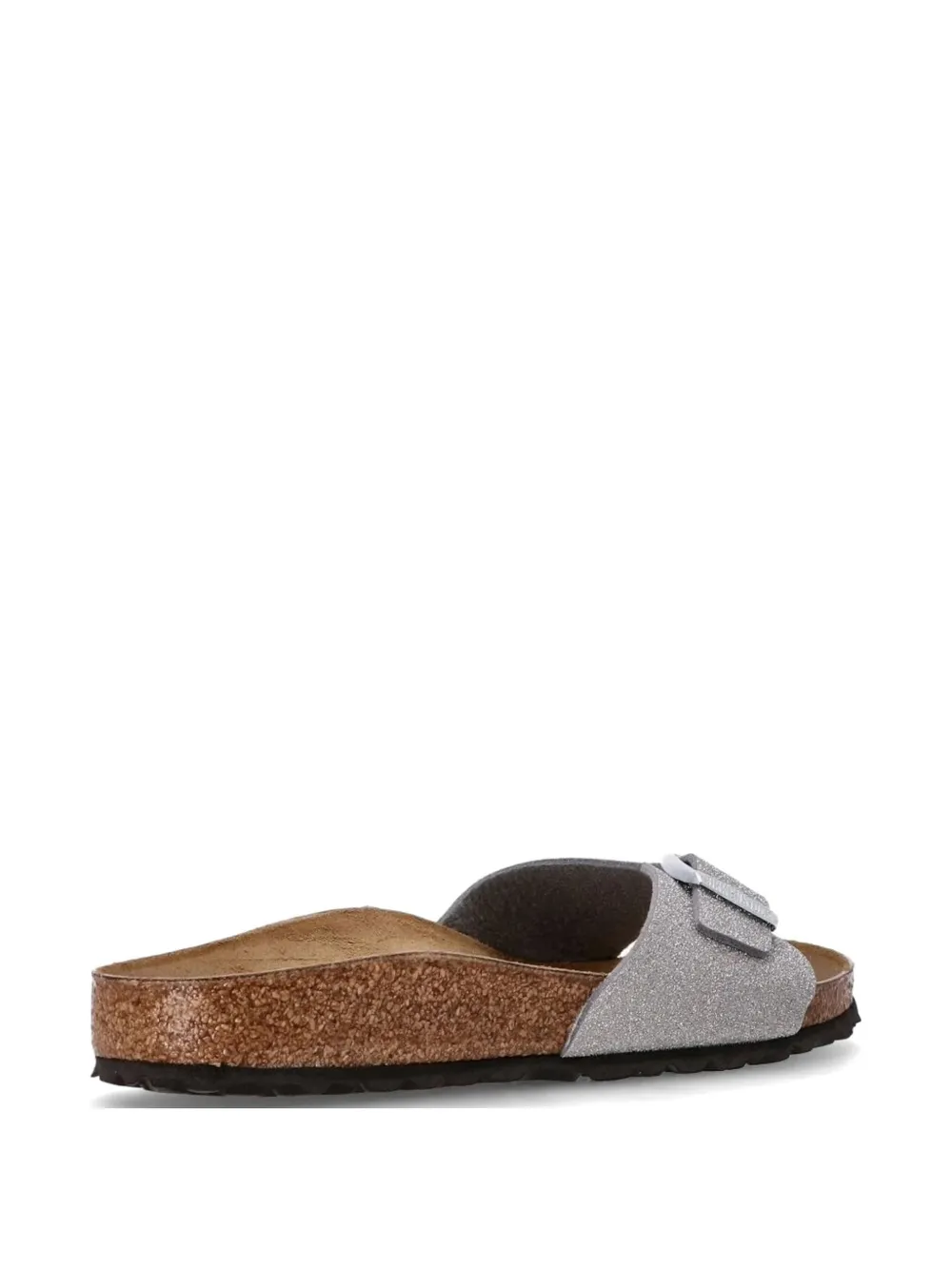 Birkenstock Madrid BS slippers met gesp Zilver