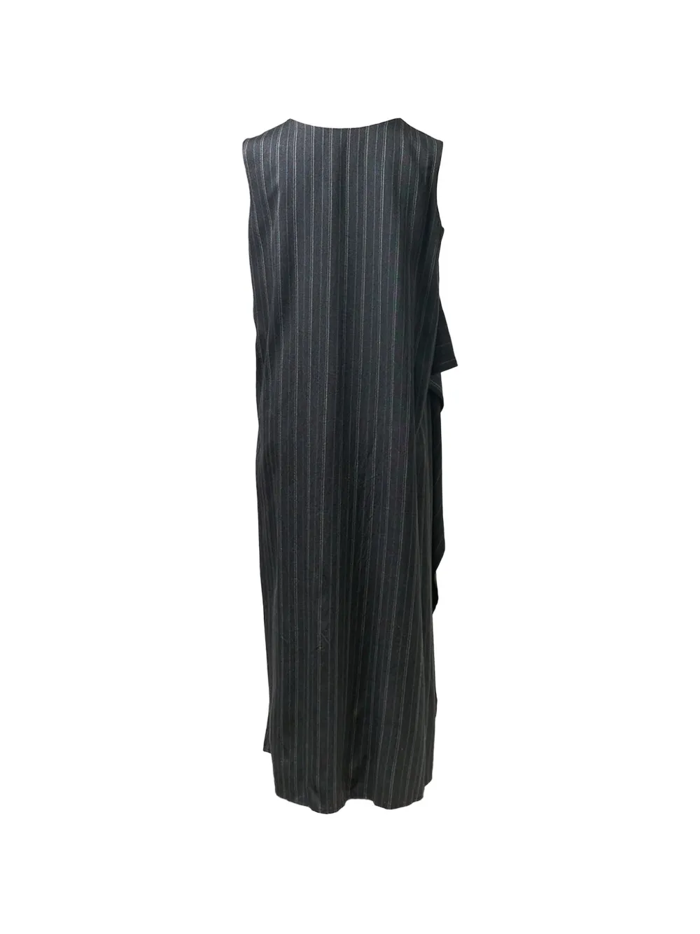  Y's Ruffled Maxi Dress - Grey 