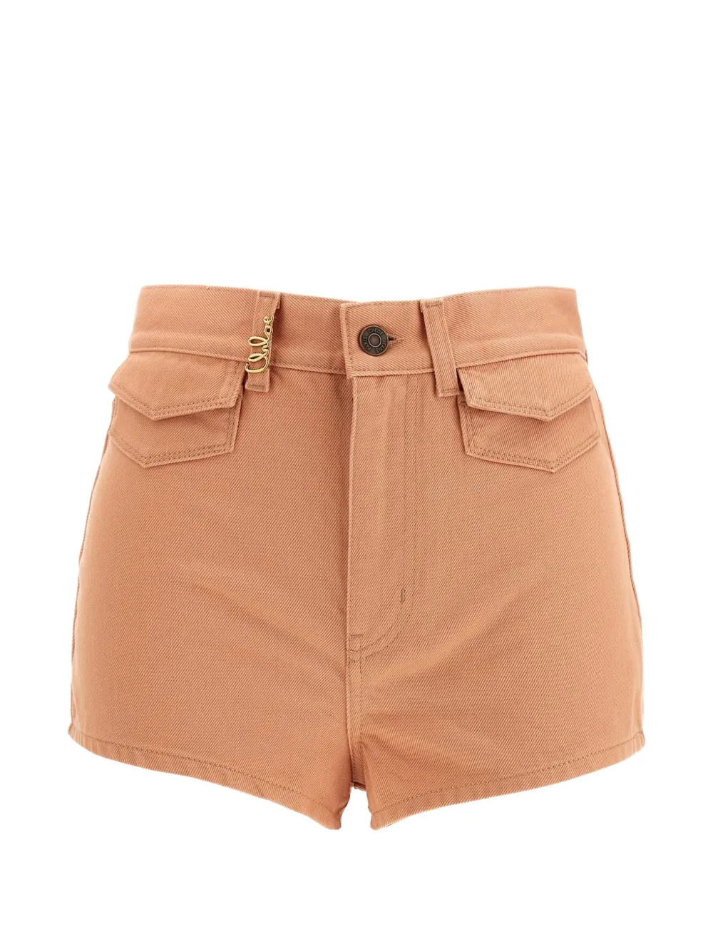 Chloé denim shorts - Nude