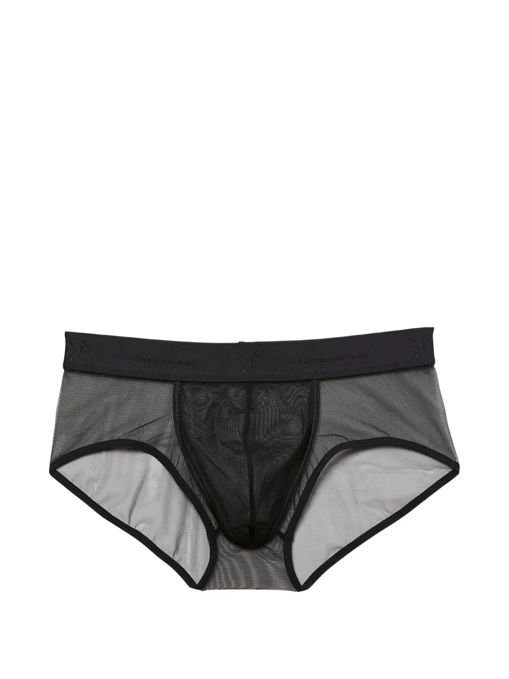 Fleur Du Mal tulle briefs - Nero