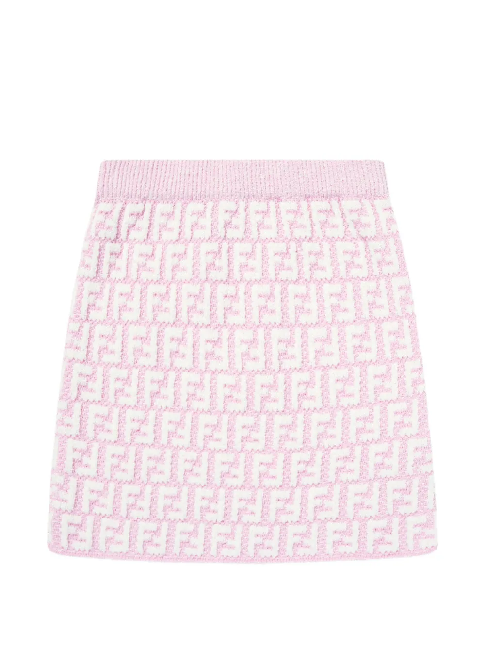 Fendi Kids Rok met FF-logo Roze