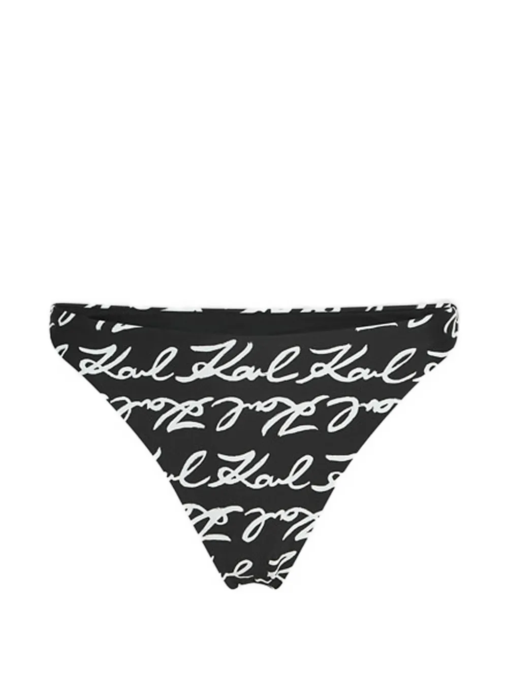 Karl Lagerfeld signature bikini bottoms - Nero